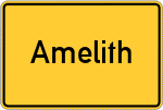 Place name sign Amelith
