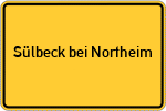 Place name sign Sülbeck bei Northeim