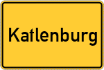 Place name sign Katlenburg