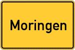 Place name sign Moringen