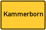 Place name sign Kammerborn