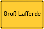 Place name sign Groß Lafferde