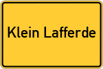 Place name sign Klein Lafferde