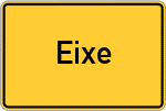 Place name sign Eixe