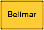 Place name sign Bettmar, Kreis Braunschweig
