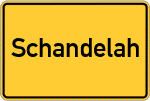 Place name sign Schandelah
