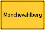 Place name sign Mönchevahlberg