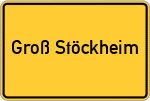 Place name sign Groß Stöckheim