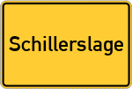 Place name sign Schillerslage