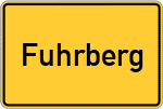 Place name sign Fuhrberg