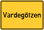 Place name sign Vardegötzen