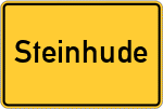 Place name sign Steinhude