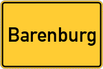Place name sign Barenburg