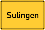 Place name sign Sulingen