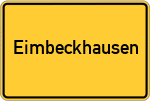 Place name sign Eimbeckhausen