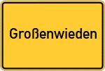 Place name sign Großenwieden