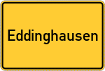 Place name sign Eddinghausen