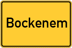 Place name sign Bockenem