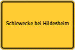 Place name sign Schlewecke bei Hildesheim