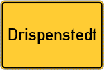 Place name sign Drispenstedt