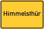 Place name sign Himmelsthür