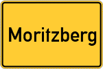Place name sign Moritzberg