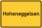Place name sign Hoheneggelsen