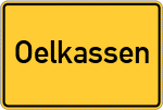 Place name sign Oelkassen