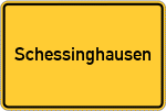 Place name sign Schessinghausen
