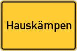 Place name sign Hauskämpen