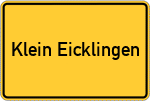 Place name sign Klein Eicklingen