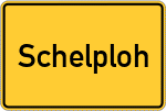 Place name sign Schelploh