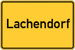 Place name sign Lachendorf