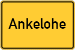 Place name sign Ankelohe
