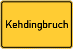 Place name sign Kehdingbruch