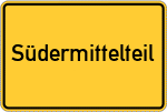 Place name sign Südermittelteil