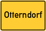 Place name sign Otterndorf