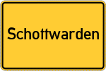 Place name sign Schottwarden