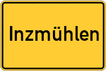 Place name sign Inzmühlen