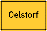 Place name sign Oelstorf