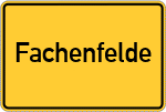 Place name sign Fachenfelde, Buchwedel