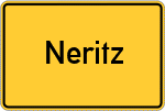 Place name sign Neritz
