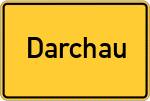 Place name sign Darchau