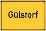 Place name sign Gülstorf