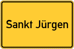 Place name sign Sankt Jürgen, Kreis Osterholz