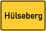 Place name sign Hülseberg