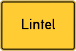 Place name sign Lintel