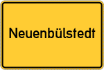 Place name sign Neuenbülstedt