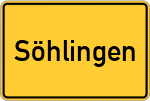 Place name sign Söhlingen
