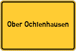 Place name sign Ober Ochtenhausen